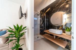 Koupelna v ubytování Murieri Rooms
