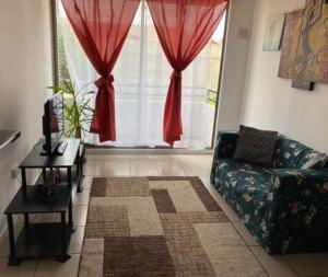 Χώρος καθιστικού στο Departamento El Brillador