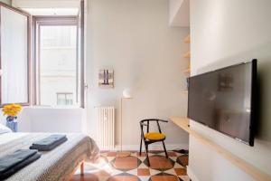TV a/nebo společenská místnost v ubytování Milano Central Design room