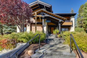 a home with stairs leading up to a house at Sun Valley Condo with Furnished Patio Near Skiing! in Sun Valley