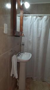 Koupelna v ubytování POSADA LAS MARGARITAS