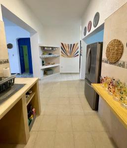 Dapur atau dapur kecil di Itzé Hostel Boutique - Progreso