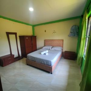 Katil atau katil-katil dalam bilik di Casa de campo