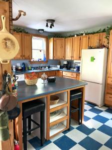 A kitchen or kitchenette at M.Ruth Retreats in the Orchard