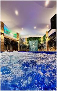 a pool of water in the middle of a building at Villa Almedina Spa in Vlasic