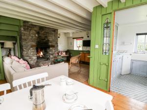 Χώρος καθιστικού στο Red Kite Lodge