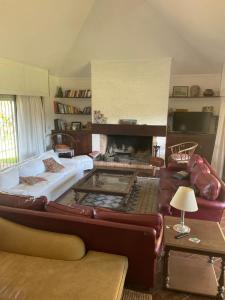 Χώρος καθιστικού στο Amplia, 4 dormitorios y piscina climatizada