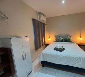 Postel nebo postele na pokoji v ubytování Boca Simon Vacation Curacao