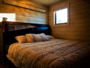เตียงในห้องที่ Chalet Alta