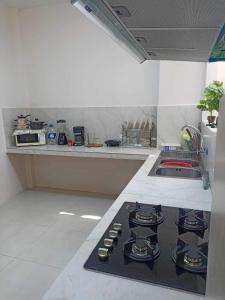 Η κουζίνα ή μικρή κουζίνα στο Casa doña elenita