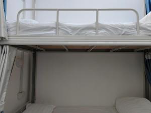 Ein Etagenbett oder Etagenbetten in einem Zimmer der Unterkunft Ocean Blue Hostel Vientiane