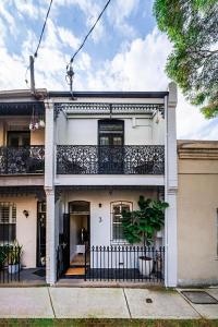 Bygningen som feriehuset ligger i