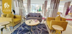 Posezení v ubytování شقق داماس للشقق المخدومة Damas Serviced Apartments