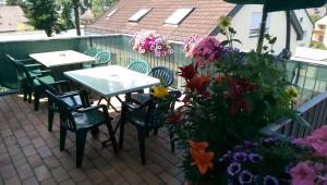 Balkón nebo terasa v ubytování Hotel Garni Schmid + 9 fotografií