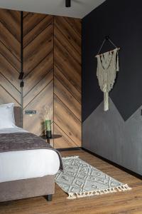 Rúm í herbergi á Didukh Eco Hotel&Spa