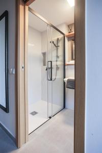 Vannituba majutusasutuses Pár pokojů microhotel