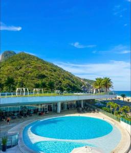 a view of a swimming pool at a resort at Hotel Nacional Rio de Janeiro in Rio de Janeiro
