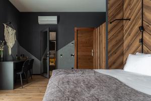 Rúm í herbergi á Didukh Eco Hotel&Spa