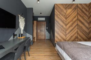 Rúm í herbergi á Didukh Eco Hotel&Spa