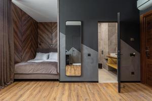 Rúm í herbergi á Didukh Eco Hotel&Spa