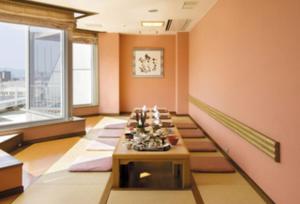 Posezení v ubytování Awa Kanko Hotel