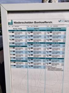 a computer screen with a price list on it at Ferienwohnungen Waldina in Siegen
