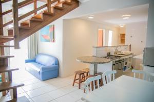 Dapur atau dapur kecil di Paramar Praia Grande