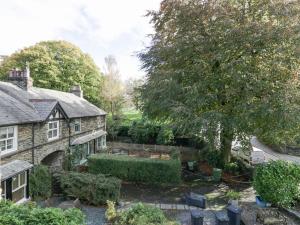 an aerial view of a house with a garden at Park Beck in Windermere