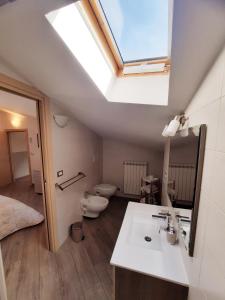 Koupelna v ubytování B&B Solimo