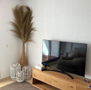 TV a/nebo společenská místnost v ubytování 2 bed apt with amazing views