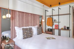 Postel nebo postele na pokoji v ubytování Stayhere Rabat - Agdal 4 - Hotel