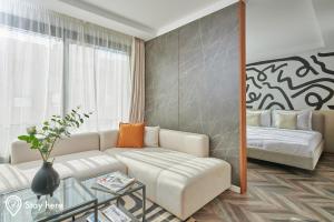 Giường trong phòng chung tại Stayhere Rabat - Agdal 4 - Hotel