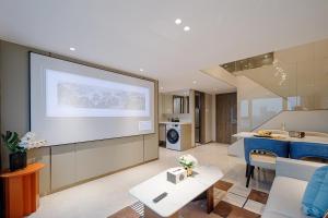 A cozinha ou kitchenette de Livetour Hotel Sanxi Metro Guangzhou