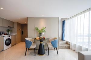 A cozinha ou kitchenette de Livetour Hotel Sanxi Metro Guangzhou