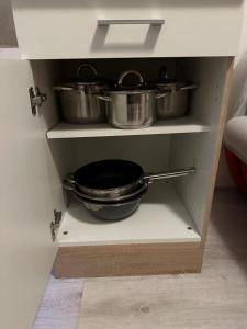 Köök või kööginurk majutusasutuses Wohnung in Sankt Englmar Nr 415