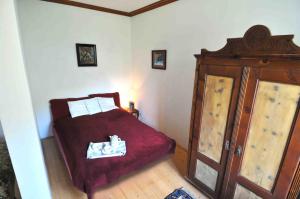 Postel nebo postele na pokoji v ubytování Lindenhof