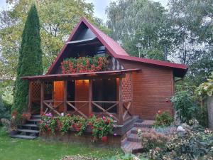 Vonkajšia záhrada v ubytovaní Detached cottage with a large garden, 200m from the lake, Bogacko-ex TUI