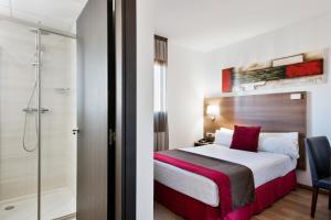 Postel nebo postele na pokoji v ubytování Hotel Best Auto Hogar