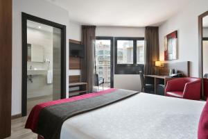 Postel nebo postele na pokoji v ubytování Hotel Best Auto Hogar