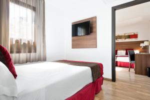 Postel nebo postele na pokoji v ubytování Hotel Best Auto Hogar