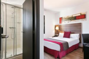 Postel nebo postele na pokoji v ubytování Hotel Best Auto Hogar