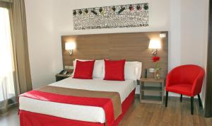 Postel nebo postele na pokoji v ubytování Hotel Best Auto Hogar