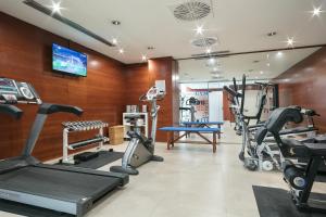 Posilňovňa alebo fitness centrum v ubytovaní Hotel Best Front Maritim