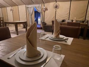Restaurace v ubytování Diament Luxury Camp