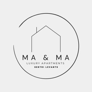 a logo for a luxury apartments benefit league at 224 - Ma & Ma Luxury Apartment, 500metri da mare e spiaggia, vicino alla Baia del Silenzio - PARCHEGGIO GRATIS PRIVATO INCLUSO in Sestri Levante