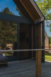 Een balkon of terras bij PRIMÁTOR CAMPING RESORT LITOMYŠL
