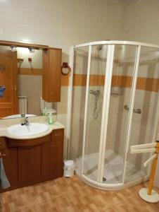 Koupelna v ubytování Maittia-Larraona
