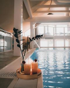 Bazén v ubytování Hotel An der Wasserburg nebo v jeho okolí