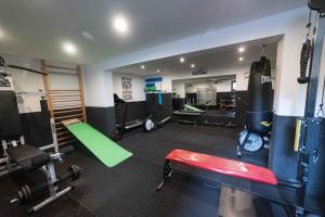 Fitness centrum a/nebo fitness zařízení v ubytování Haus Wegscheider