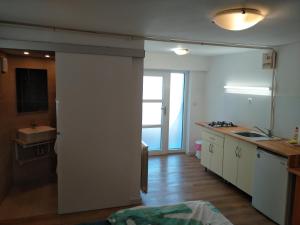 Köök või kööginurk majutusasutuses Apartman Gašparić Ivek - prvi do bolnice